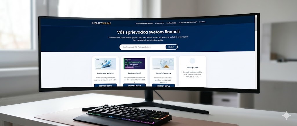 online projekt peniazeonline.sk pre financie a investovanie polopate